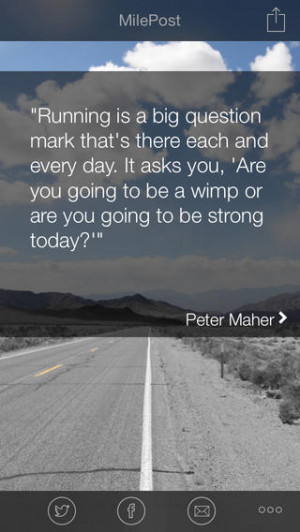 Daily Running Quotes - MilePost