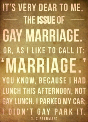 Marriage (Equality for all...)