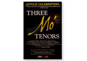 THREE MO' TENORS Broadway Poster