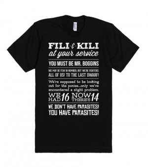 The Hobbit] - Fili & Kili | Fitted T-shirt | Front