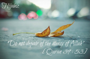 Not Despair The Mercy Allah