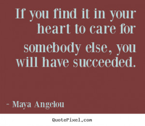 Maya Angelou Love Quote Canvas Art