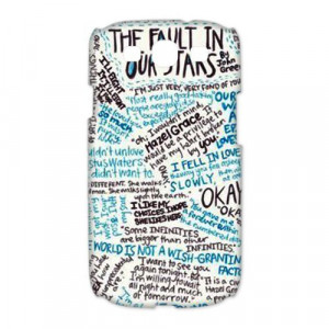 The Fault In Our Stars John Green Quote Galaxy S3 Phone case