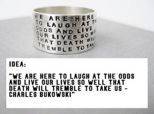 Quote Idea 10mm Sterling Ring Personalized by boutonrougedesigns, $126 ...