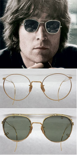 John Lennon Style Hippie Glasses  Clear  Everything Party