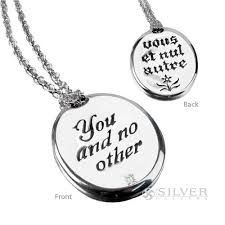 Sterling Silver Quote Necklace