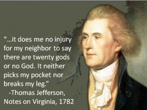 ... Mr. Jefferson's practice, regarding slavery, but he was brilliant