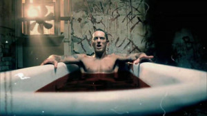 ... of a disgusting monster mirrors Eminem’s image as a beast