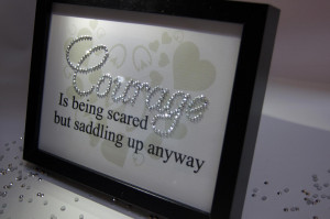 Courage, Rider, Sparkle Word Art Pictures, Quotes, Sayings, Home Decor