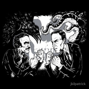 Cthulhu Edgar Allan Poe Funny Lovecraft The Raven Books