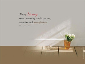 Being Strong...