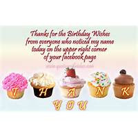 thank you picture quote for birthday wishes on facebook thank you for ...