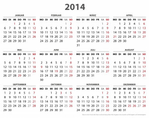 2014 Calendars Multiple Languages & Designs