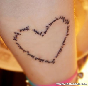 quote tattoos love tattoos heart tattoos quote tattoos tattoos tattoo ...