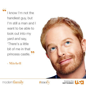 Mitchell Pritchett, model of masculinity. #MOFY #ModernFamily