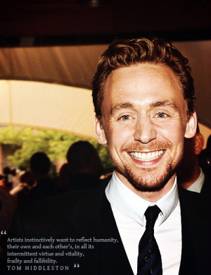 Hiddleston Quote- wise as always!