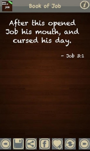 View bigger - Bible Book of Job (KJV) FREE! for Android screenshot