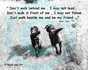 Labrador friends quote print