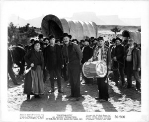 Still of Ward Bond, Harry Carey Jr. and Jane Darwell in Wagon Master ...