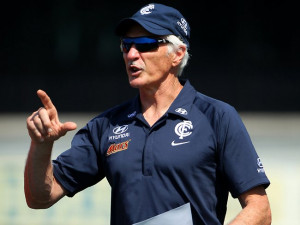 Carlton Intraclub practice match at VISY Park. Mick Malthouse. Picture ...