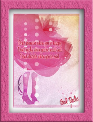 girl rule quote