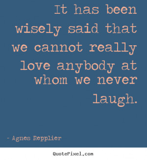 Agnes Repplier Love Print Quote On Canvas