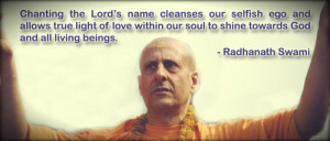 Radhanath Swami on chanting the holy name