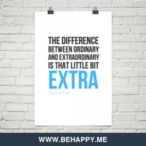 The difference between ordinary and extraordinary