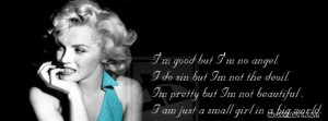 Facebook Cover Of Marilyn Monroe Quotes.