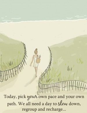 pick your own pace