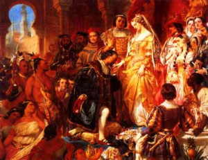 Above: Wedding of Ferdinand and Isabella,