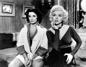 Jane Russell and Marilyn Monroe-via exclamationmark
