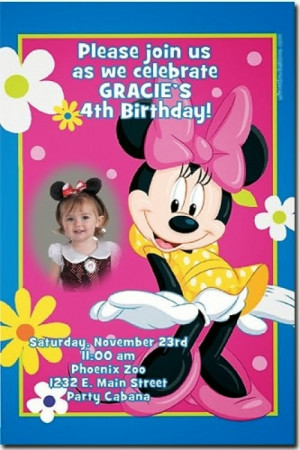 ... minnie mouse birthday invitations birthday minnie mouse invitation