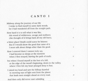 (Dante/Calvino)Ten different translations of Dante’s Divine Comedy ...