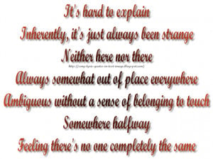 Outside - Mariah Carey Song Lyric Quote in Text Image