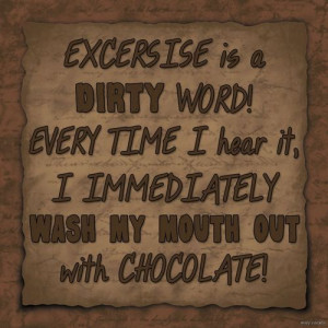 funny wood signs with sayings excersise is a dirty word funny wood ...