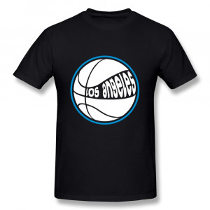 Solid T-Shirt Mens Los Angeles Basketball Funny Quote Men T Shirts ...