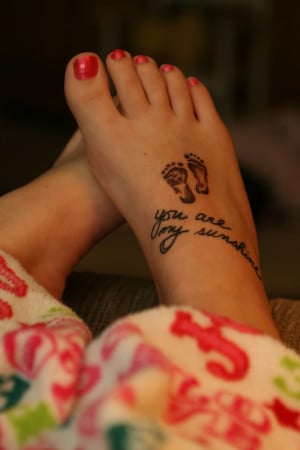 Footprint Tattoos Designs, Ideas and Meaning