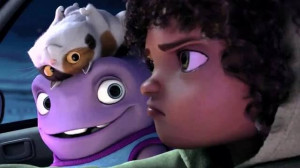 ... Dreamworks’ upcoming sci-fi animated adventure HOME , set to arrive