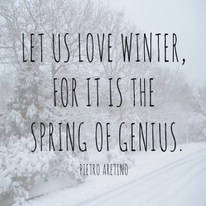 Winter Love Quotes Wallpaper