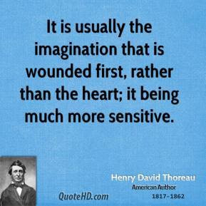 henry david thoreau It is usually the imagination - Google Search