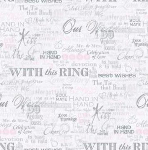Hand In hand With This Ring - Wedding Quote