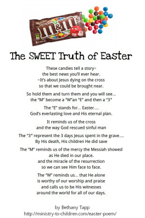 Printable Easter Poem for Kids