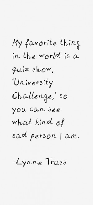 Lynne Truss Quotes & Sayings