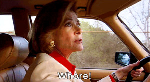 lucille bluth arrested development whore gif