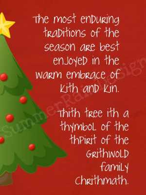 Love Christmas Vacation! We recite this every year when decorating our ...