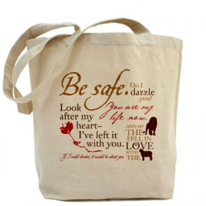 Bella Gifts > Bella Bags & Totes > Edward Cullen Quotes Tote Bag
