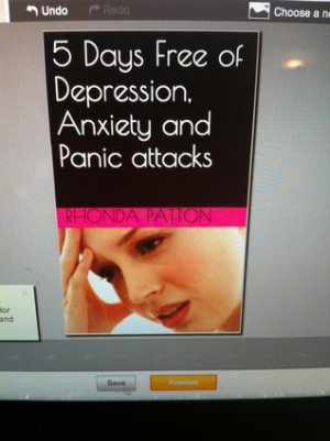 ... Days FREE of Depression Anxiety and Panic Attacks” as Want to Read