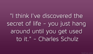 Charles Schulz Quote Uplifting Funny Quotes Live