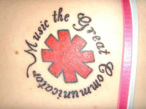 Red Hot Chili Peppers Tattoo Quotes